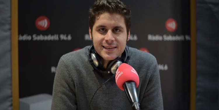 Roger Escapa als estudis de Ràdio Sabadell | Roger Benet