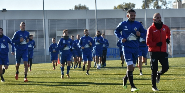 Imatge de l'entrenament d'aquest matí a Olímpia | Críspulo Díaz