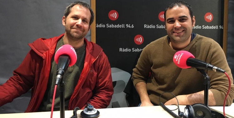 Pau Estartús i Christian Garcia aquest matí a Ràdio Sabadell | Mireia Sans