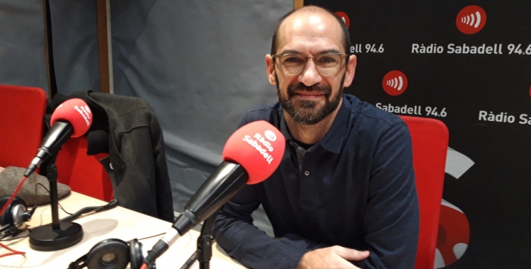 Maties Serracant a l'entrevista a Ràdio Sabadell | Núria García