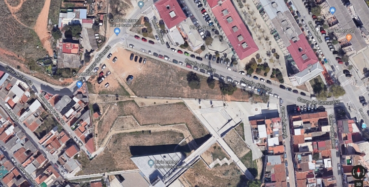 Imatge actual de la plaça Montcortès | Google Maps