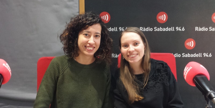 Salas i Font, als estudis de Ràdio Sabadell/ Pau Duran