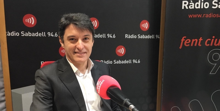 Eduard Borràs a Ràdio Sabadell | Mireia Sans