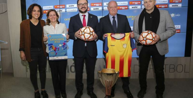 Imatge de la presentació de l'amistós | FCF