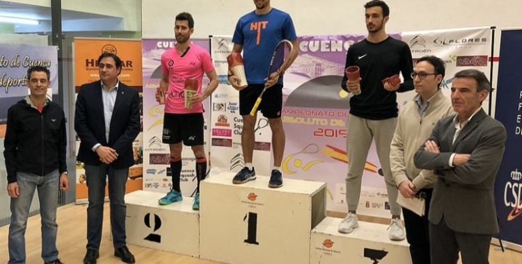 Pajares al tercer calaix del podi del Campionat d'Espanya | Cuenca Squash