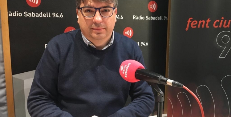 Xavi Martínez a Ràdio Sabadell | Mireia Sans