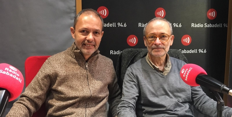 Pau Avellaneda i Manel Larrosa avui a Ràdio Sabadell | Mireia Sans