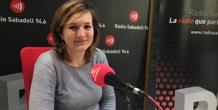 Mònica Lòpez a Ràdio Sabadell | Mireia Sans
