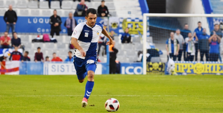 Óscar Rubio al partit de la primera volta contra l'Atlético Levante | Críspulo Díaz