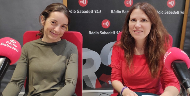 Lídia Gil i Eva Abellan a Ràdio Sabadell | Pau Duran