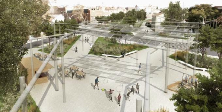 Simulació del projecte "Teixint els barris" | Cedida