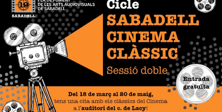 Imatge del cartell del cicle de cinema clàssic | Cedida