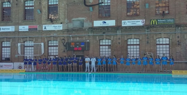 Imatge prèvia a l'inici del partit d'aquest dissabte | @cnswaterpolo