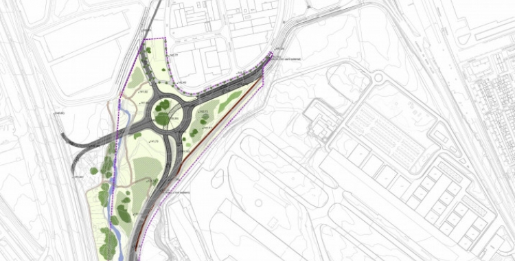 Mapa del projecte del Portal Sud/ Ajuntament de Sabadell