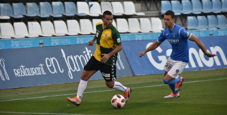 Felipe Sanchón, en el partit de la primera volta a Lleida | Críspulo Díaz