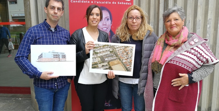 Presentació de la proposta a l'actual Mercat Municipal de Campoamor | PSC