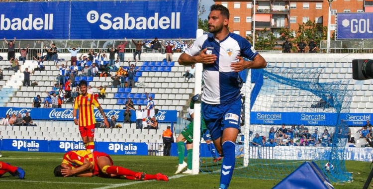 Arturo celebra l'únic gol del partit | Sendy Dihör