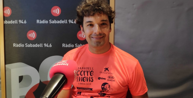 Toni Valverde als estudis de Ràdio