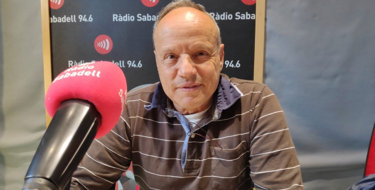 Mariano Molina als estudis de Ràdio Sabadell | Pau Duran