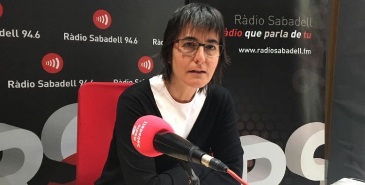 Elisabet Palomés a l'entrevista a Ràdio Sabadell | Mireia Sans