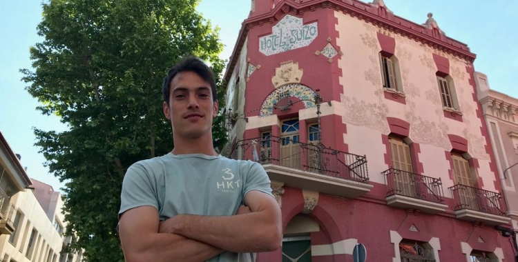 L'MVP de la temporada segons els oients de Ràdio Sabadell, Josu Ozkoidi, ha estat protagonista avui del programa Hotel Suís | Roger Benet