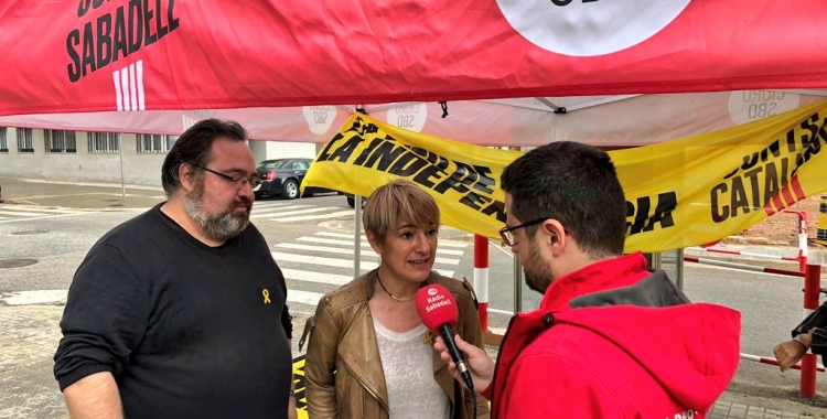 L'alcaldable, Lourdes Ciuró, ha explicat les propostes per a Gràcia a la plaça del Treball | Junts per Sabadell