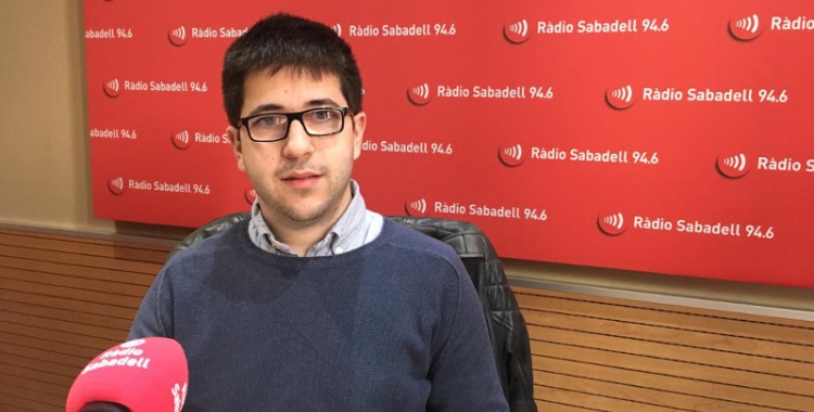 Albert Flamarich, nou director de l'ONCE a Sabadell/ Mireia Sans