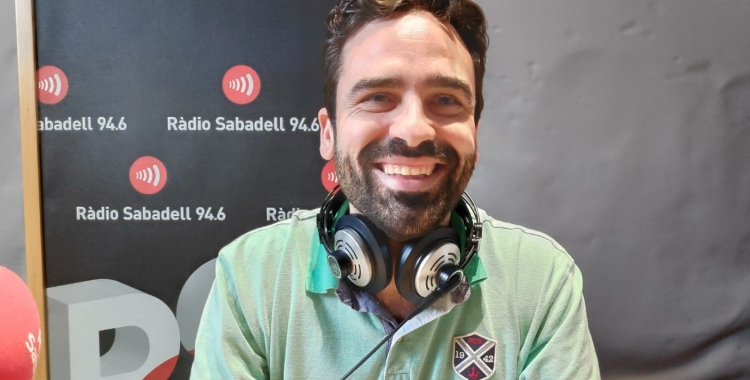 Isaac Barrachina, director de la Biblioteca del Nord, a Ràdio Sabadell | Pau Duran