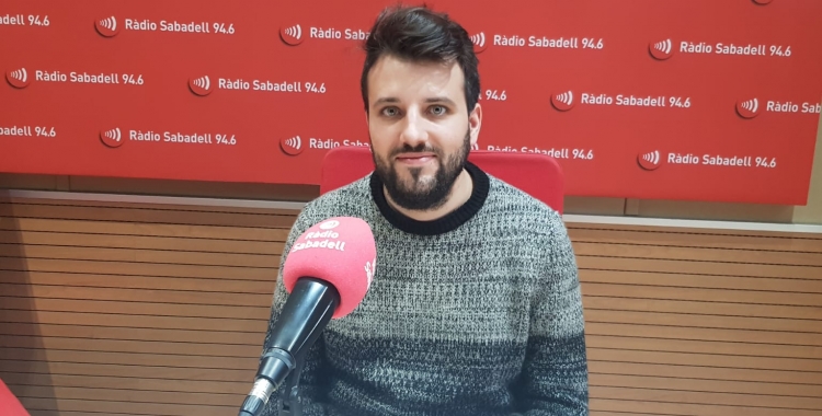 Dalmau Pérez als estudis de Ràdio Sabadell | Raquel García