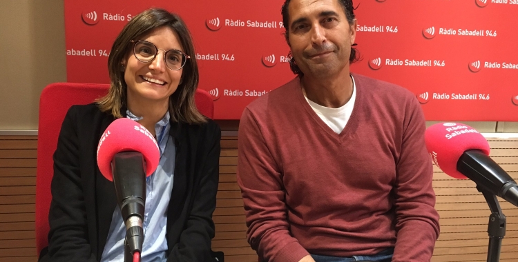 Teresa Bonfill, oncòloga i Quico Moreno, pacient