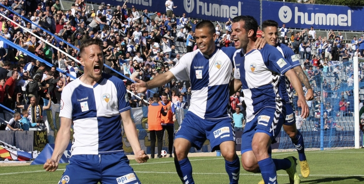 Celebració de l'únic gol del partit | Sendy Dihör