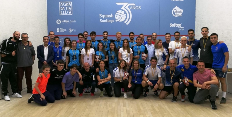 Imatge final de l'Estatal per equips | RFESquash