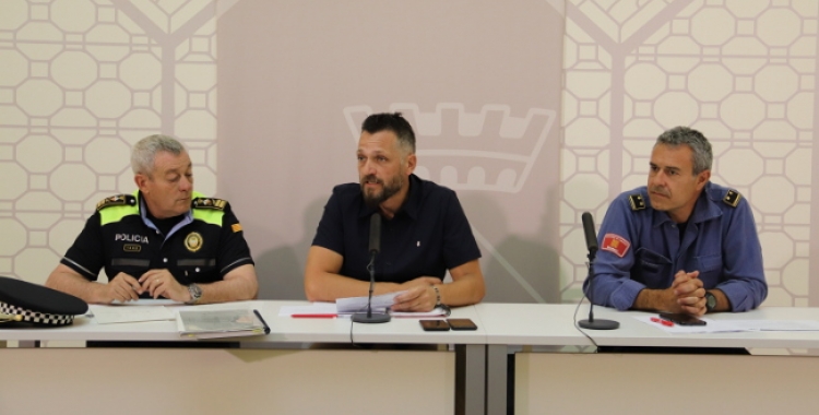 El dispositiu especial de seguretat per la revetlla s'ha presentat en roda de premsa | Ajuntament de Sabadell