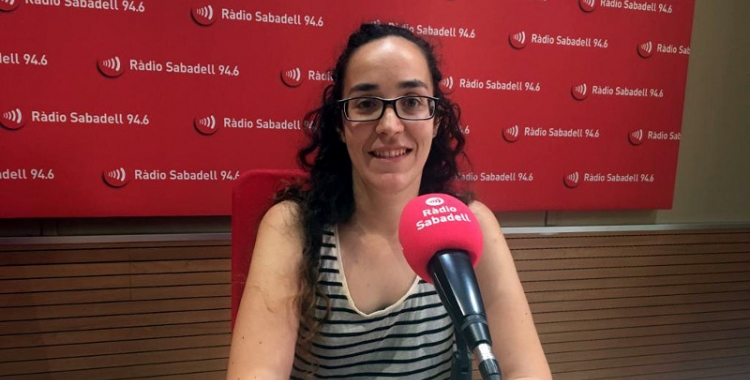 Anna Lara, regidora de la Crida/ Ràdio Sabadell