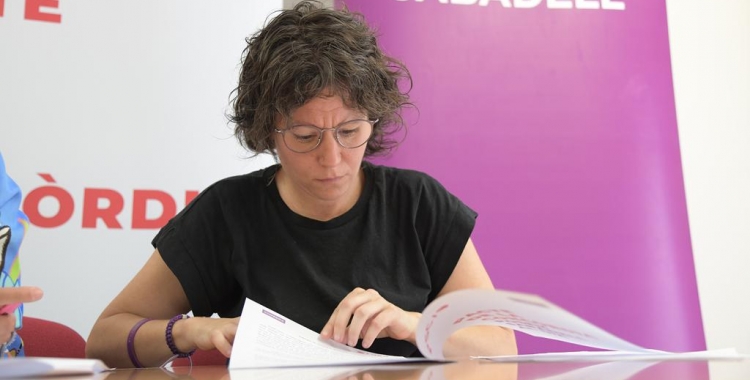 Marta Morell, secretària general de Podemos Sabadell | Roger Benet