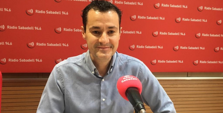 El gerent de l'OSV, Oscar Lanuza, avui a Ràdio Sabadell 