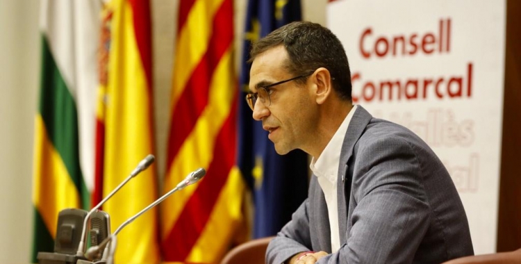 Ignasi Giménez durant el ple d'investidura a Sabadell | Consell Comarcal