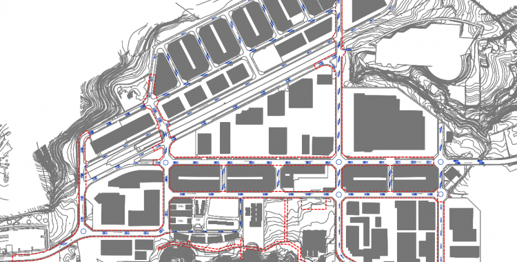 Mapa del projecte de renovació de Can Roqueta | Cedida