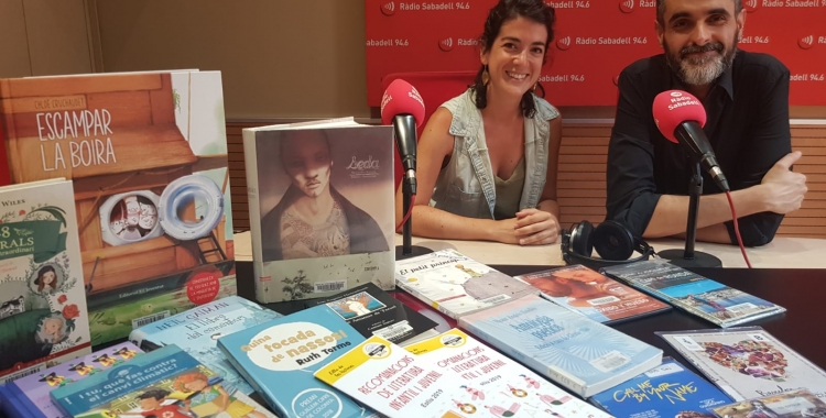 Jèssica Sánchez i Ferran Burguillos al programa "Al Matí" | Raquel Garcia