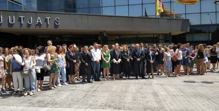 La justícia sabadellenca protesta per l'estat dels Jutjats de Sabadell | Col·legi de l'Advocacia de Sabadell