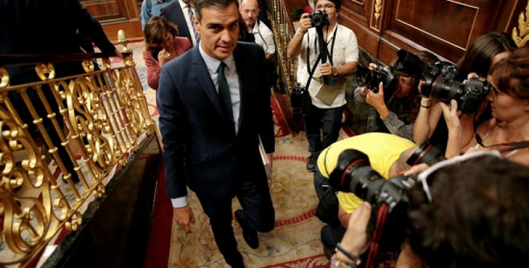 Pedro Sánchez abandona l'hemicicle | ACN