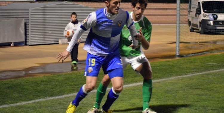 Édgar en partit de Copa Catalunya fa cinc anys a Ascó | Roger Benet