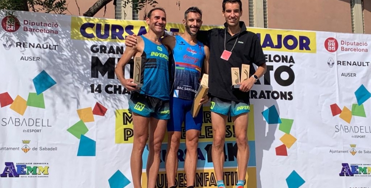 Podi de la categoria masculina de la Mitja Marató | Pau Vituri