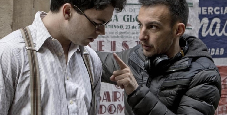 L'actor sabadellenc Carlos Serrano-Clarck a Mientras dure la guerra 