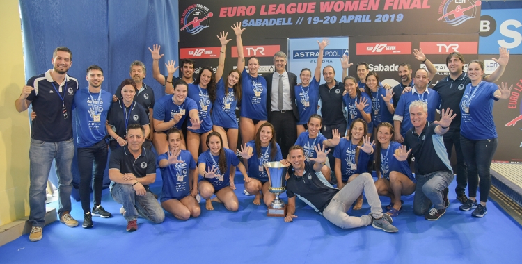 Així celebrava l'Astralpool la consecució de la cinquena Eurolliga a Can Llong | Roger Benet