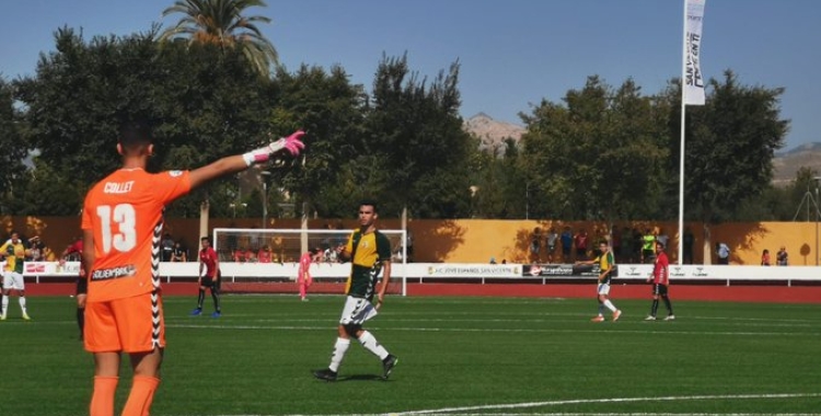 Imatge del partit d'ahir a Sant Vicent del Raspeig | @CESabadell