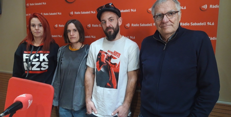 D'esquerra a dreta, Clara Borrero, Anna Bala, David Burdia i David Ros | Ràdio Sabadell