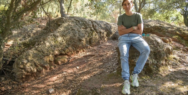 Sandra Santanyes als peus de la Mola | Roger Benet