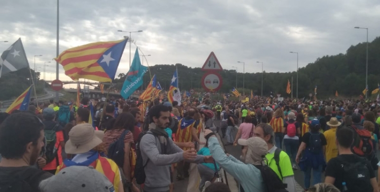 La Marxa de la Llibertat arribant a Barcelona | Eva Rosell