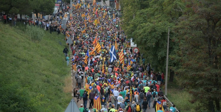 La Marxa Per la Llibertat entrant a Sabadell | Roger Benet